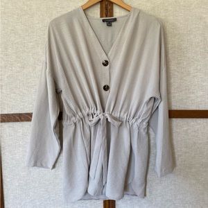 Primark Tunic Top With Adjustable Tie Waist - Size 12